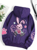 Urban Style Oversized Printed Hoodie for Women ATHLEXES