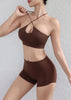SculptFit Cross Back Yoga Sports Bra ATHLEXES