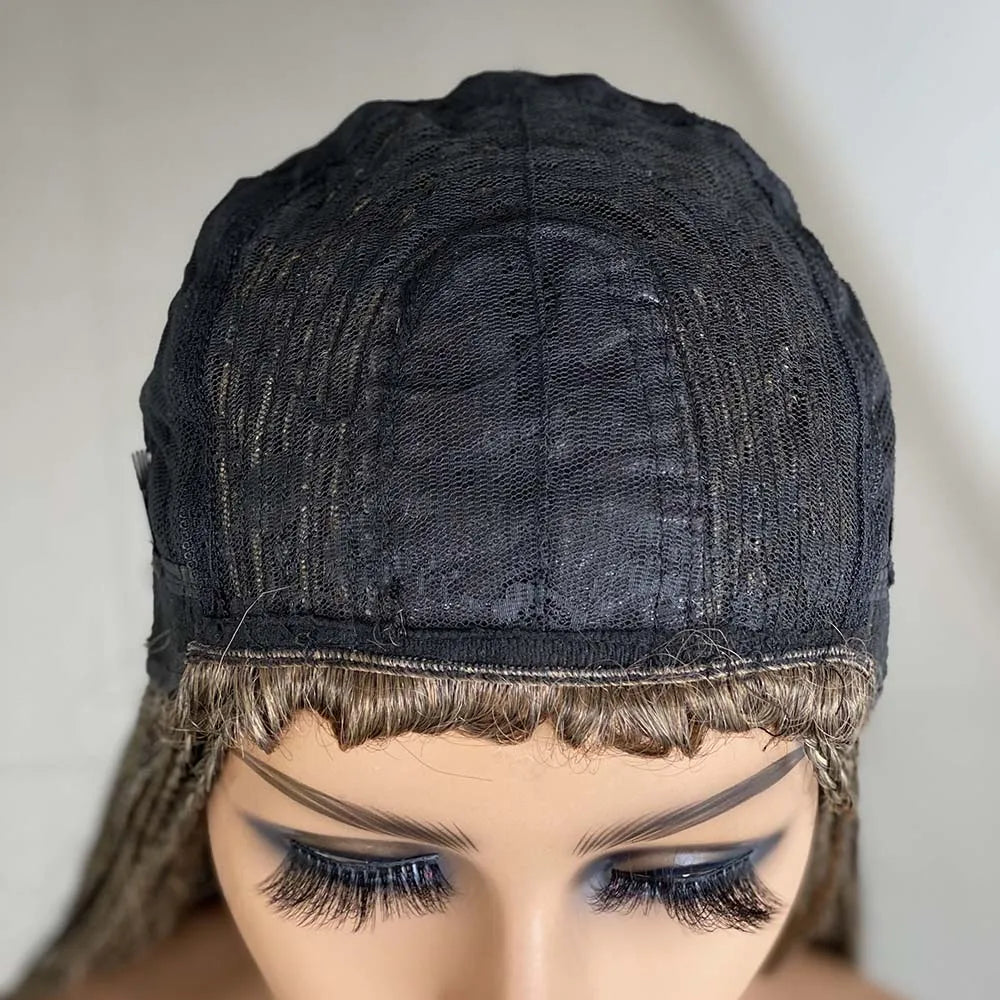 Ombre Luxe Braided Wigs for Black Women ATHLEXES