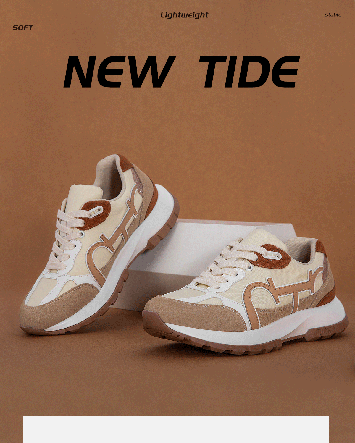 Apricot Lace-Up Women's Tennis & Walking Shoes ATHLEXES