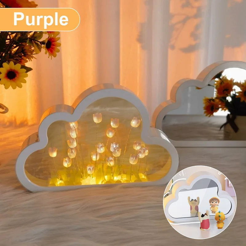 Tulip Glow LED Night Light for Dreamy Bedrooms ATHLEXES