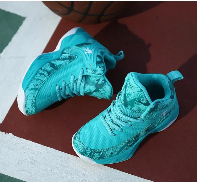 2024 Boys' Thick Sole Basketball Sneakers for Kids ATHLEXES