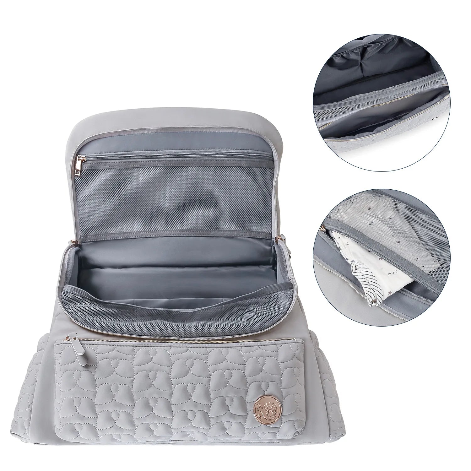 ChicBaby Waterproof Diaper Backpack with Changing Pad ATHLEXES