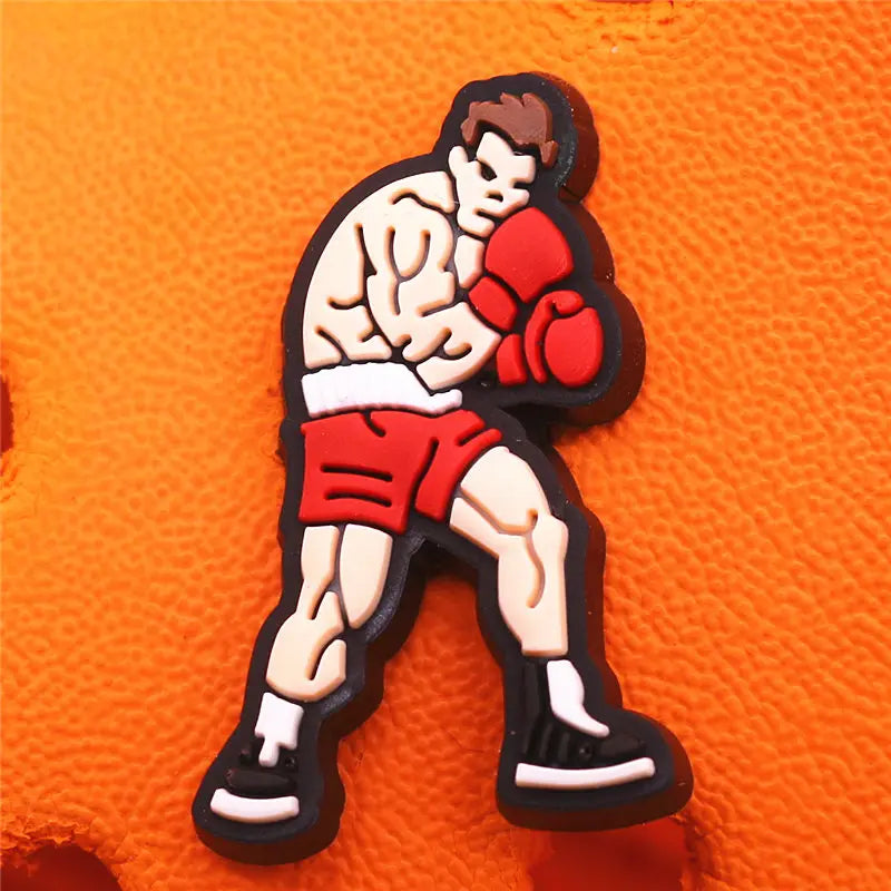 Boxing Champion Sandals Shoe Charms for Kids ATHLEXES