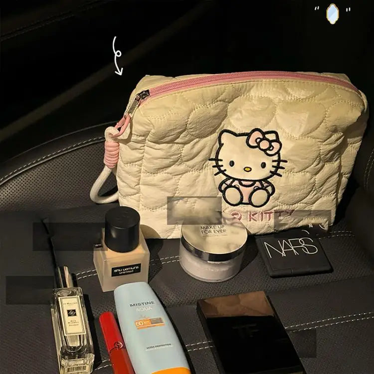 Hello Kitty Cloud Makeup Bag for Travel Storage ATHLEXES