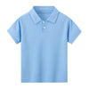 Stylish Kids' Solid Color Polo T-Shirt ATHLEXES