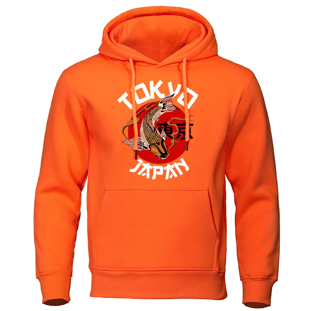 Koi Artistry Fleece Hoodie for Men ATHLEXES