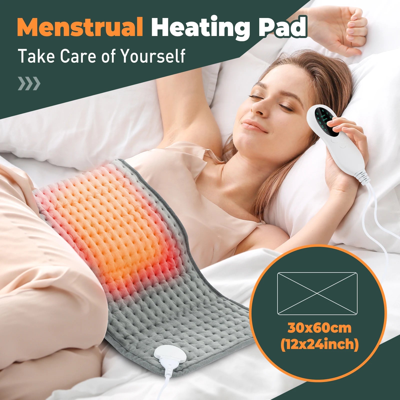 CozyTherm Electric Heating Blanket 50x100CM ATHLEXES