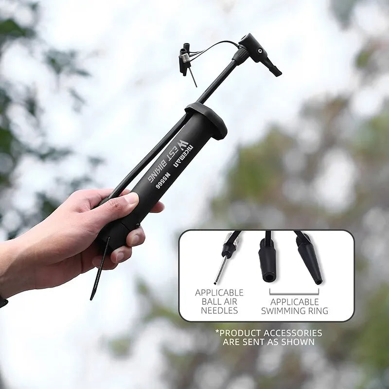 West Biking 80 PSI Manual Bicycle Pump Inflator ATHLEXES