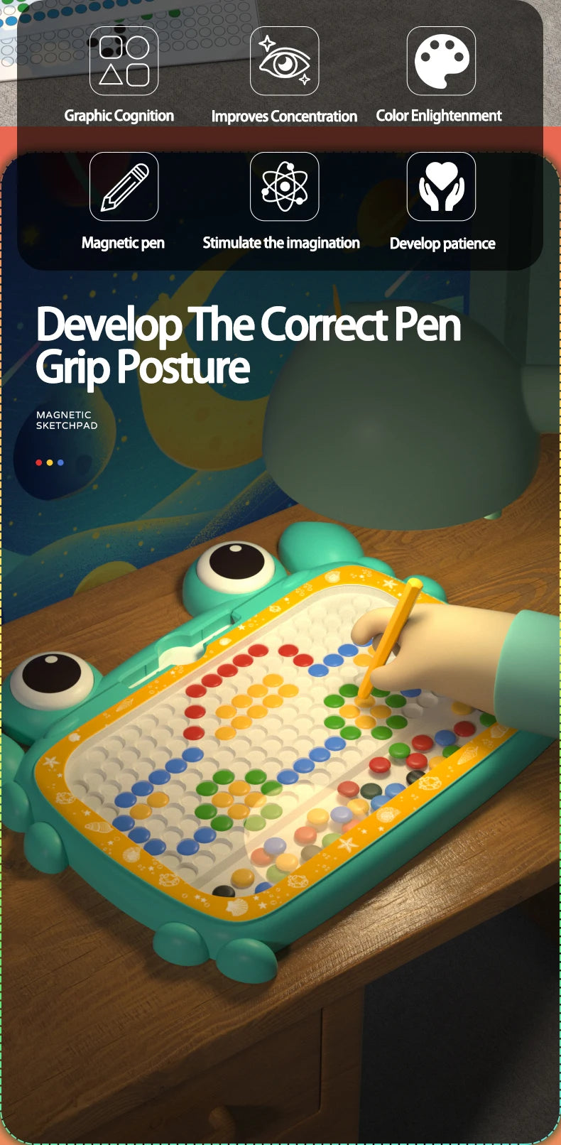 WLtoys Magnetic Drawing Board for Kids ATHLEXES