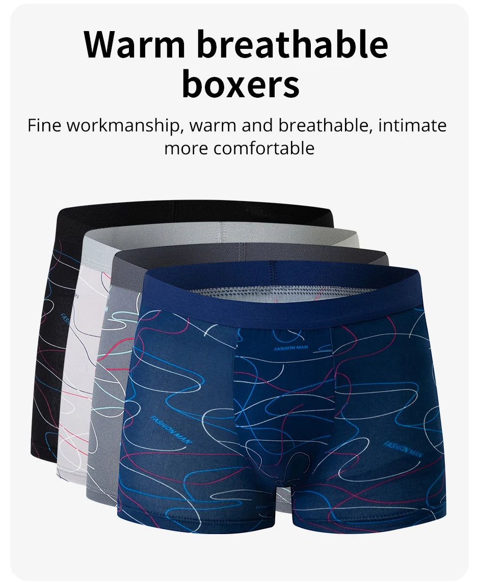 ComfortFlex Printed Underwear 4 Pack for Men ATHLEXES