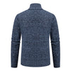Velvet Warmth High Collar Cardigan for Men - Winter Knitwear ATHLEXES