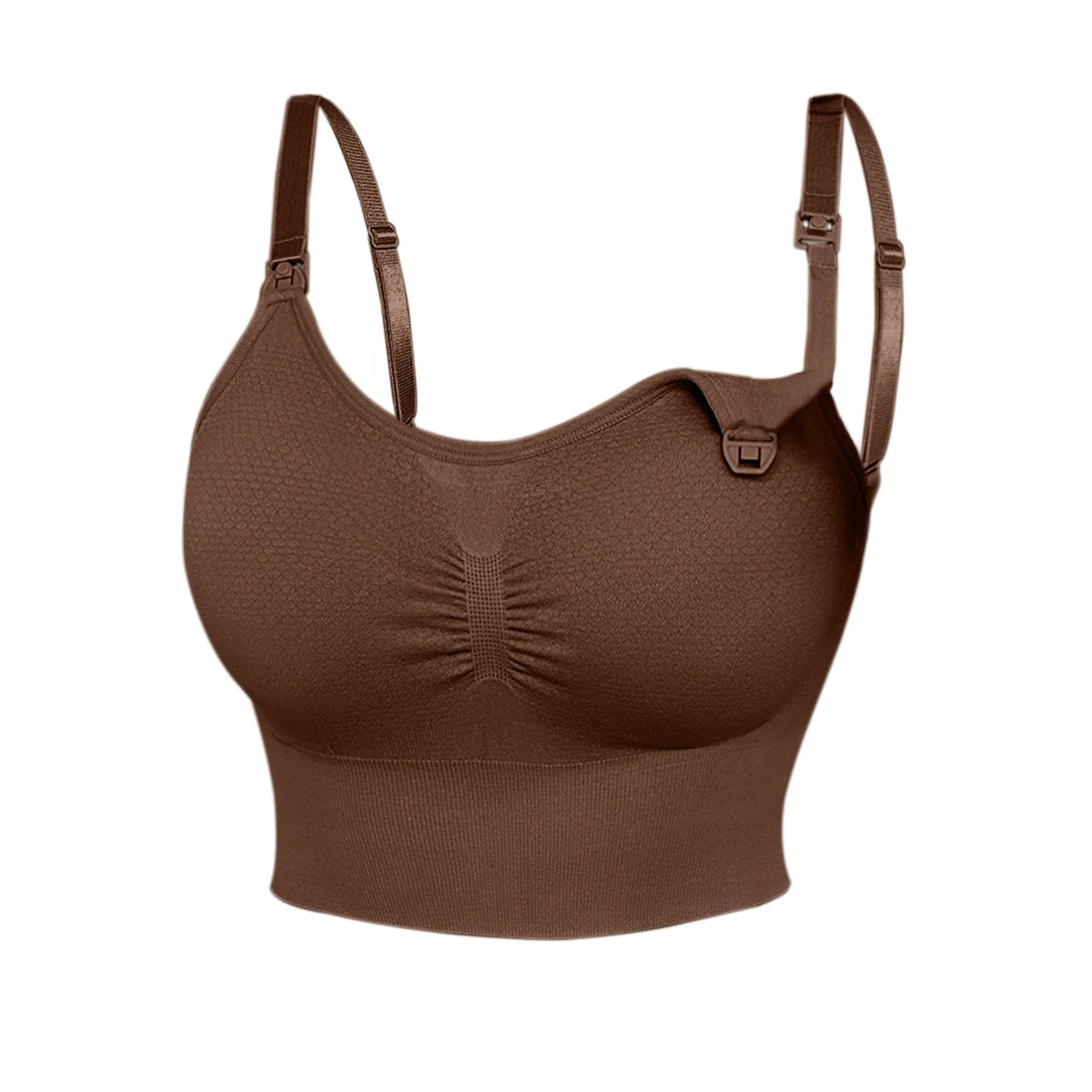 Nude Comfort Wireless Nursing Bra with Detachable Pads ATHLEXES