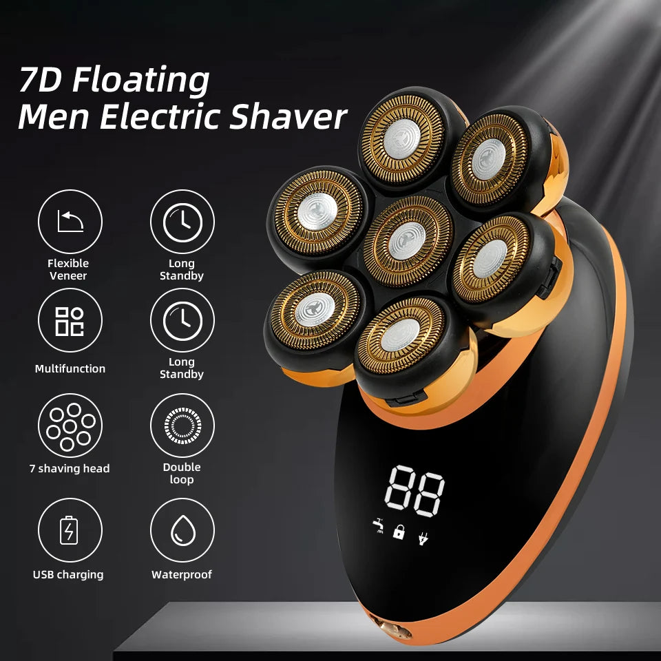 Men's 7D Luxe Electric Shaver & Grooming Kit ATHLEXES