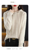 LuxCashmere Hooded Pullover for Women ATHLEXES