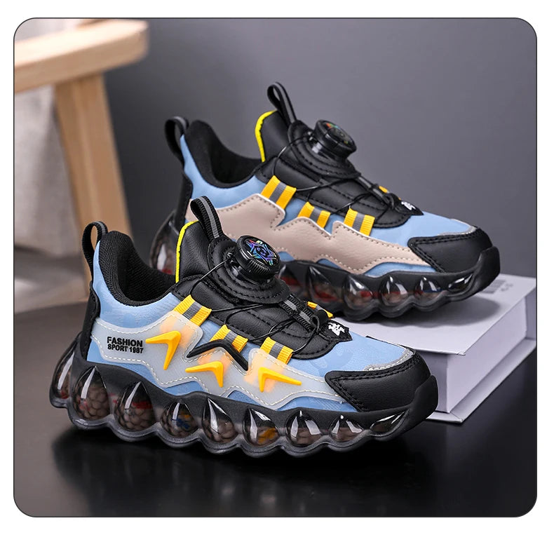 Stylish Leather Kids Running Sneakers ATHLEXES