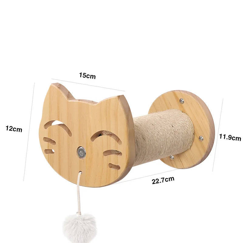 Wall-Mounted Cat Hammock & Climbing Post ATHLEXES