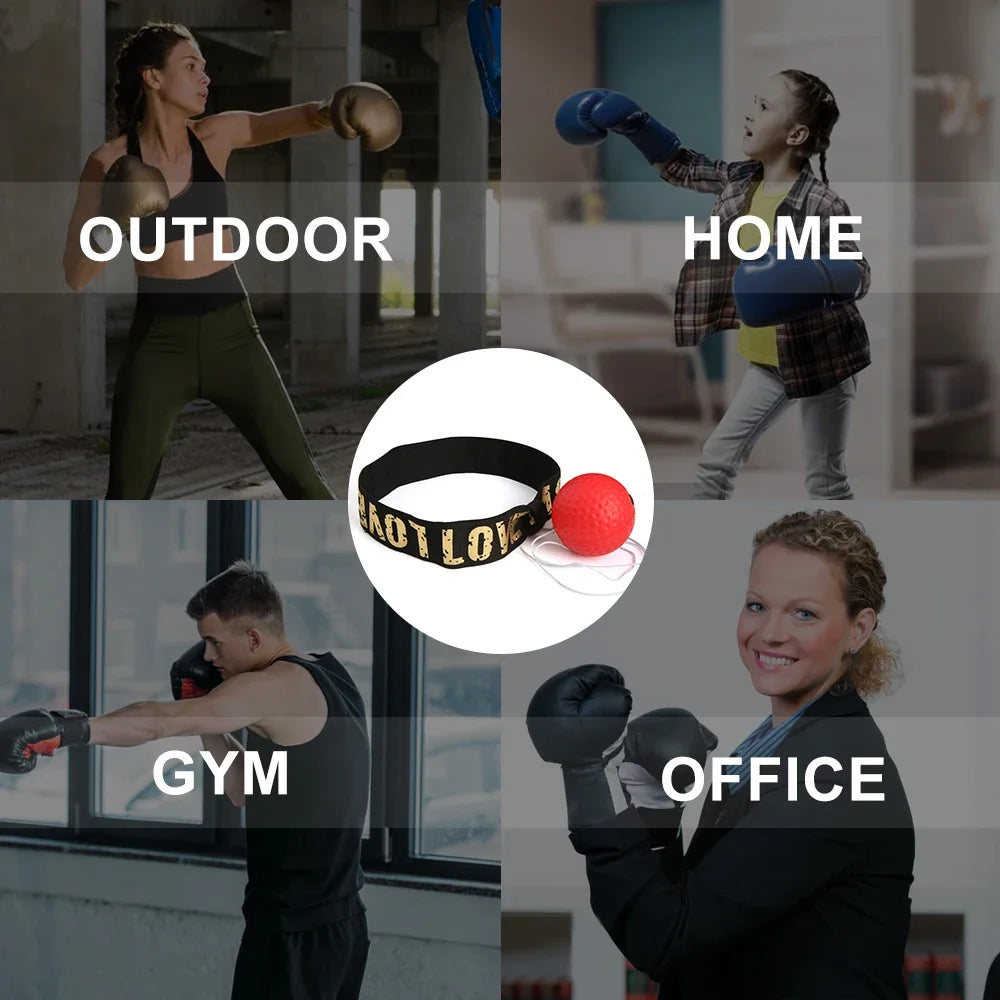FocusFit Head-Mounted Reflex Training Ball ATHLEXES