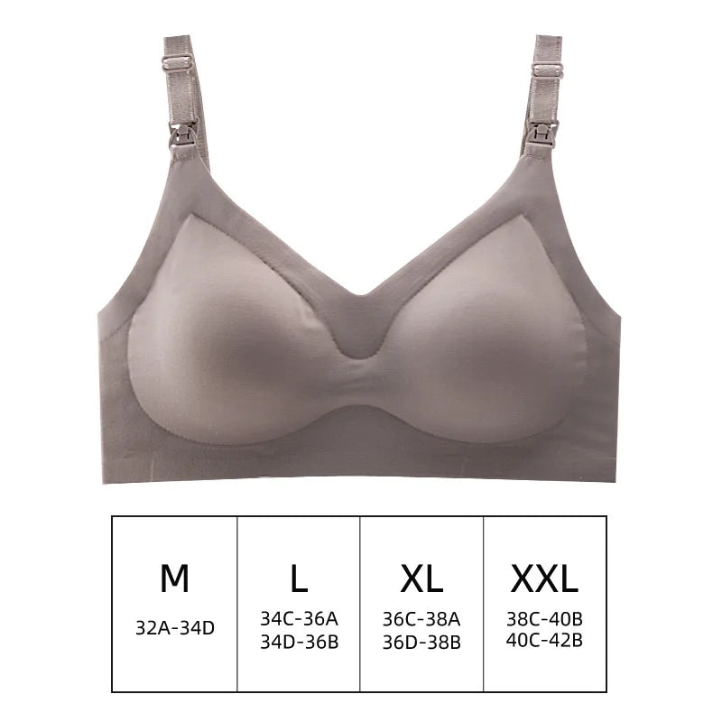 Ultra Thin Comfort Nursing Bra with Removable Pads ATHLEXES