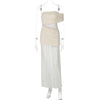 Chic Off-Shoulder Mesh Maxi Dress for Women ATHLEXES
