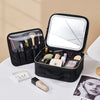LuxeGlow LED Makeup Case with Mirror ATHLEXES