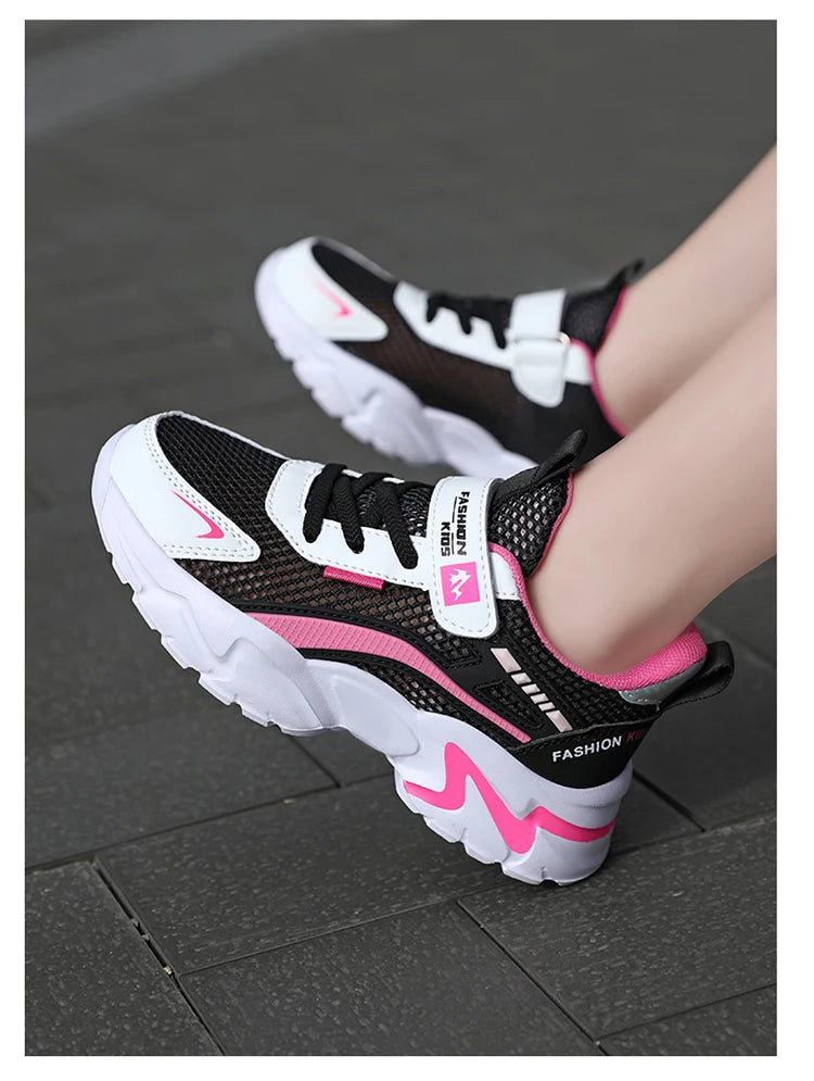 BreezeStep Kids Breathable Mesh Sneakers ATHLEXES