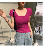 AOSSVIAO 100% Cotton Womenâ??s Slim Fit Tees ATHLEXES