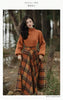 French Lady Vintage Plaid Sweater & High Waist Skirt Set ATHLEXES