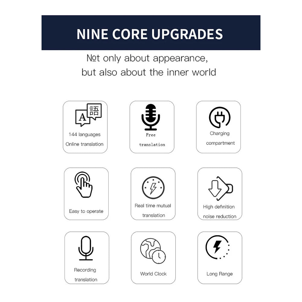 AI Translator Earbuds - Wireless Language Device ATHLEXES