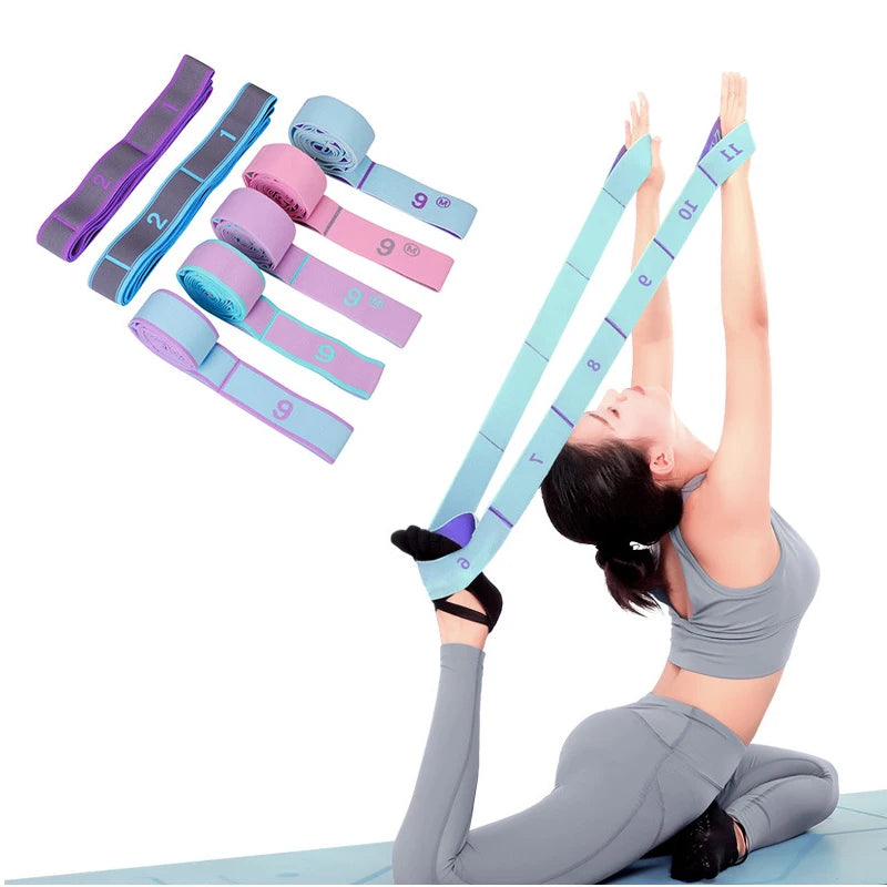 FlexiFit Multi-Section Yoga Resistance Bands ATHLEXES