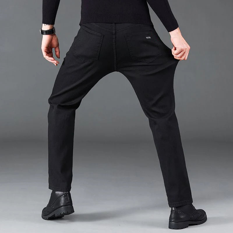 2024 Elite Stretch Loose Fit Denim Trousers for Men ATHLEXES