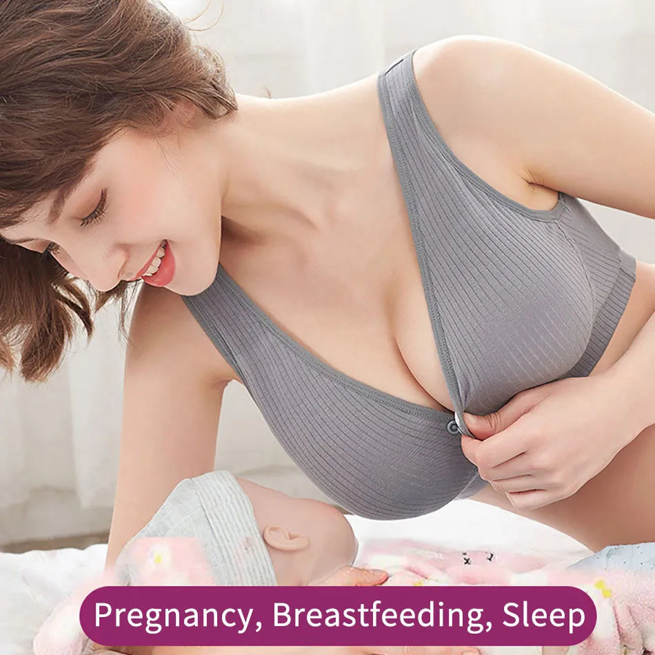 Maternity Comfort Bra with Wide Shoulder Straps ATHLEXES