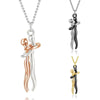 Hugging Pendant Choker Necklace for Couples ATHLEXES