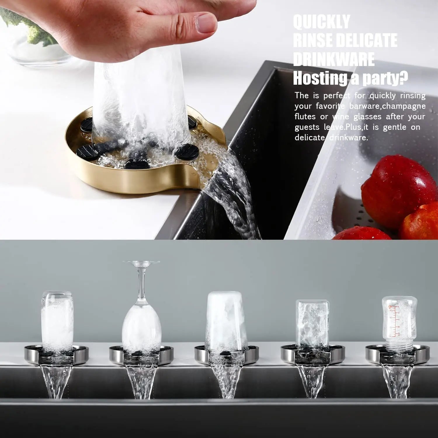 EcoClean Automatic Glass Cup Washer ATHLEXES