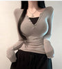 Korean Slim Fit Sexy T-Shirt for Women 2025 ATHLEXES