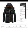 Luxury Windproof Down Jacket with Detachable Hood ATHLEXES