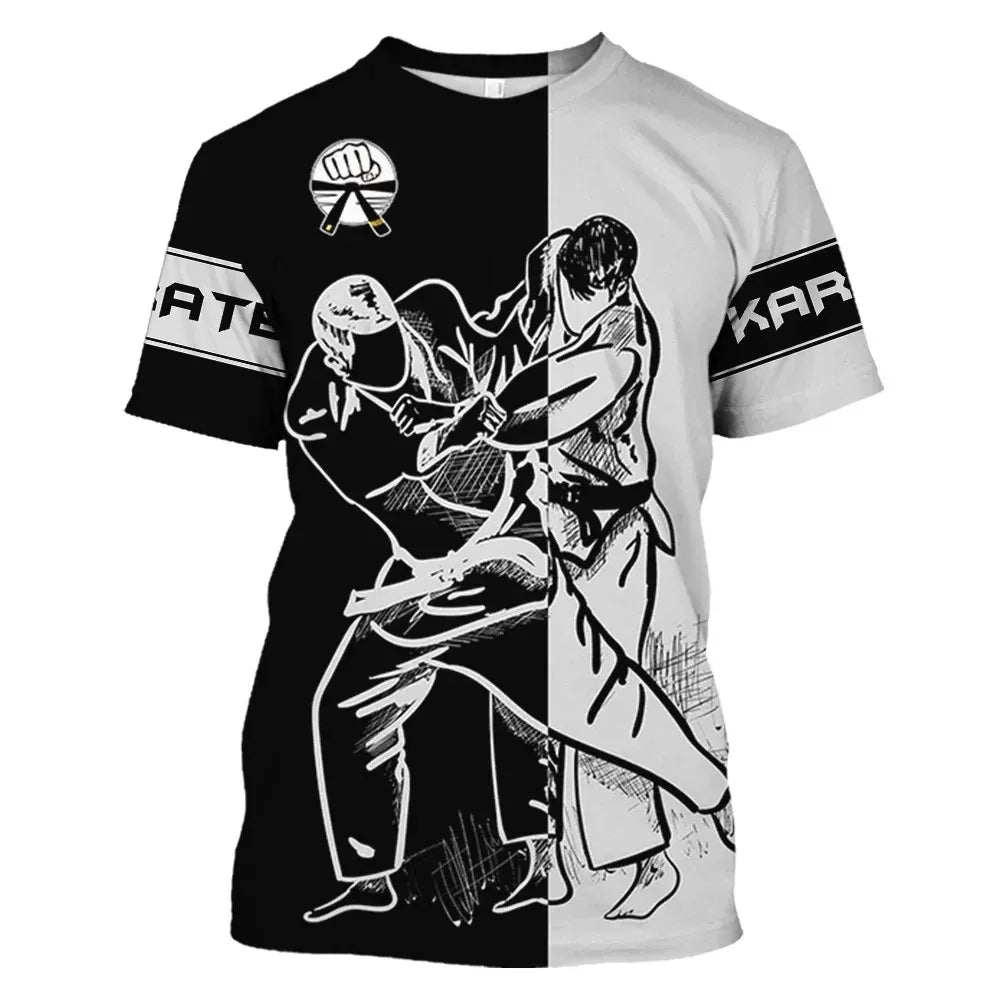 Karate Spirit 3D Men's Quick-Dry Training Tee ATHLEXES