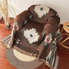 Boho Chic Aztec Oversized Throw Blanket ATHLEXES