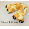 CozyPaws Plush Dinosaur Slippers for Home ATHLEXES