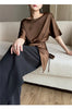 Chic Satin Half Sleeve Blouse for Women ATHLEXES