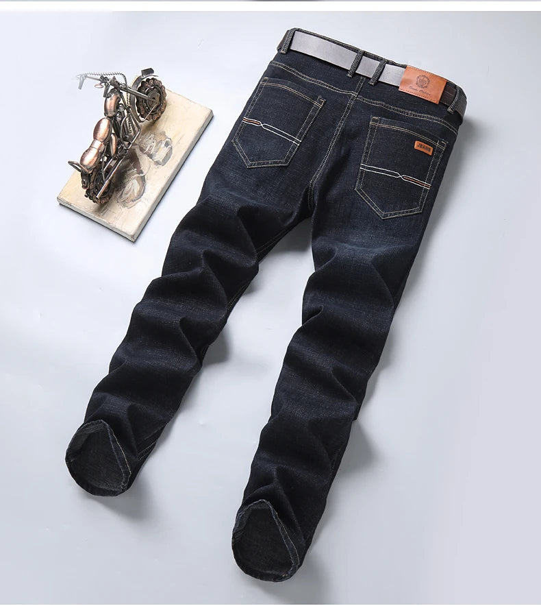 Elite Stretch Business Denim Trousers for Men ATHLEXES