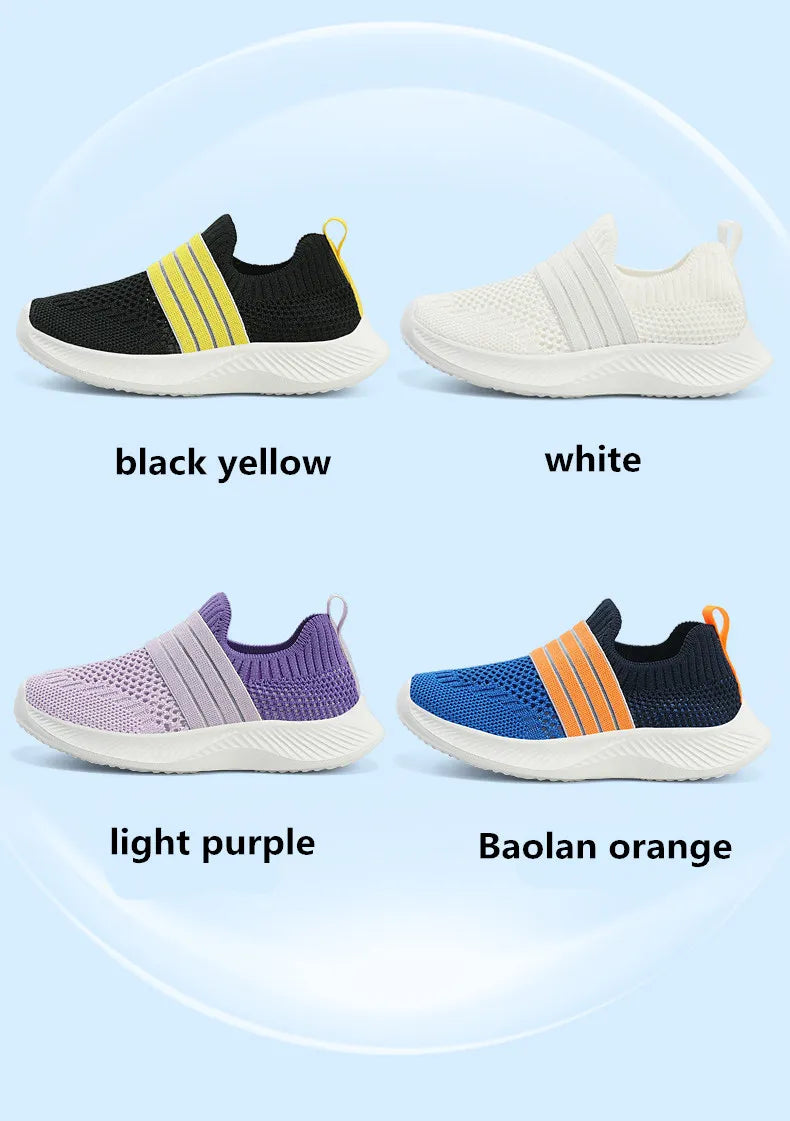 CoolBlue Kids Mesh Running Sneakers ATHLEXES