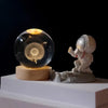 Luminous Saturn 3D Solar System Crystal Sphere ATHLEXES