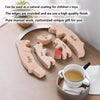 Personalized Wooden Bear Family Puzzle Decor Gift ATHLEXES