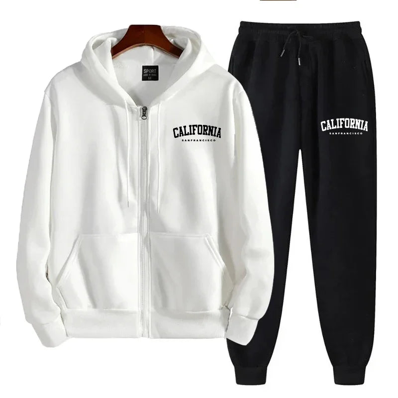 2024 Menâ??s Fashion Tracksuit: Zip Up Hoodies & Sports Pants ATHLEXES