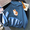 Cute Cat Print Oversized Hoodie for Women ATHLEXES