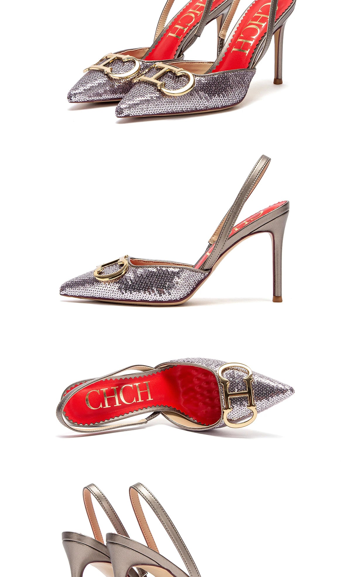 CHCH Destiny Strappy High Heels for Elegant Occasions ATHLEXES