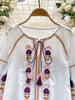 Vintage Elegance Embroidered Autumn Blouse D5541 ATHLEXES