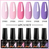 NailArt Pro 6pc UV Gel Polish Kit for Manicure ATHLEXES