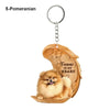 Heartfelt Dog Angel Pendant Keychain ATHLEXES